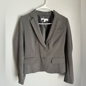 New York & Company Gray Blazer - Size 4 (Average Fit)